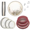 Baby Montessori Ocean Wave Bead Hand Drum Music Instruments Toys Early Learning Music Percussion Educational Toys For Baby Gifts 1