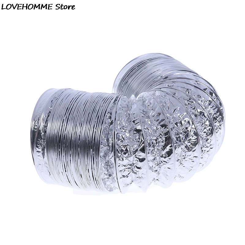 4inch Ventilator Pipe Aluminum Tube 2M Air Ventilation Hose aluminum foil ventilation pipe ventilation hose