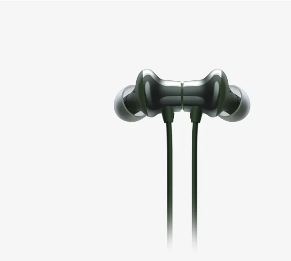 green Цена OnePlus Bullets беспроводной 2 Наушники AptX Гибридный Магнитный контроль Google Assistant Быстрая зарядка - Цвет: green