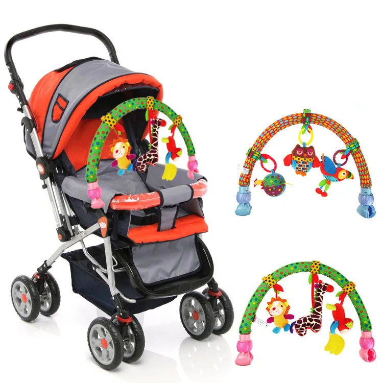 

SKK Baby Infant Music Trolley Car Clip Newborns Multi-functional Bed Bell Pendant Toy Colorful Box