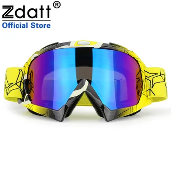 

Zdatt Motorcycle Goggles Cycling Glasses Dirt Bike Dust Proof Gafas Racing Glasses Motocross Anti Wind Eyewear Ski MX Goggles