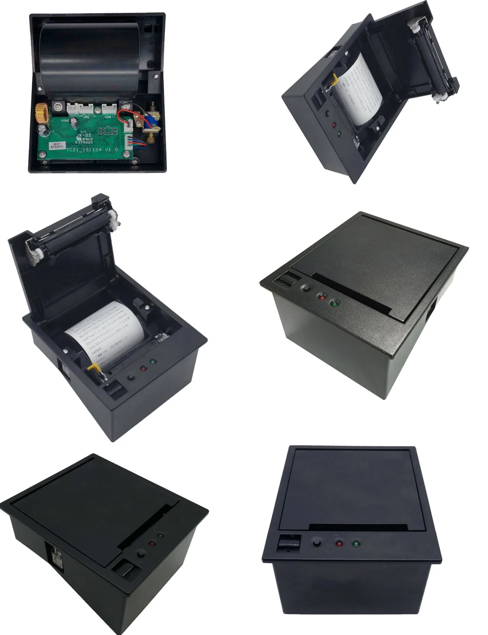 Impressora de Recibos Hspos Mini Embutida Painel Térmico 58 mm com Cortador Automático - Imagem 4