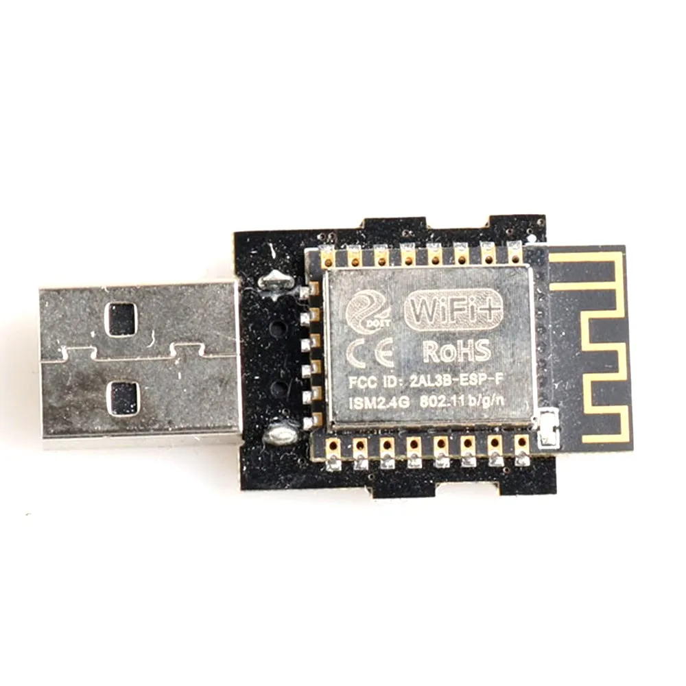 Module ESP8266 U диск макетная плата USB к ttl чип CP2102 4 Мбайт 2412-2484 МГц DC5V - Цвет: Module