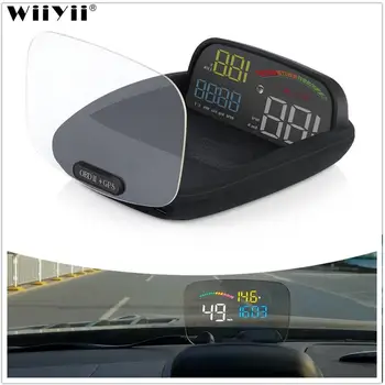 

C800 GPS HUD Head-Up Display Multi-Function OBD HUD Auto Speedometer OBD2 Fault Code Elimination Driving ComputerSecurity Alarm