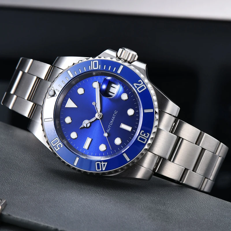 Роскошные Брендовые мужские механические часы SUB MARINER, автоматические самовзводные ныряльщики, вращающаяся Керамическая рамка, наручные часы 116610ln