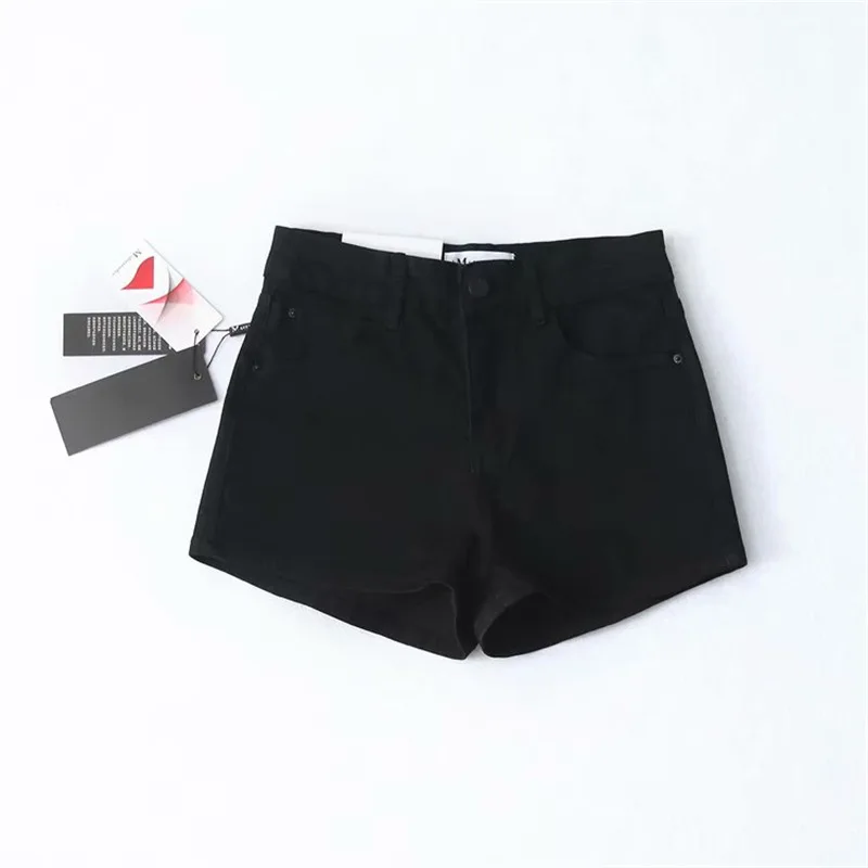 AliExpress, женские штаны с высокой талией, ковбойские шорты, тянущиеся, большие, облегающие шорты, леггинсы, белые шорты