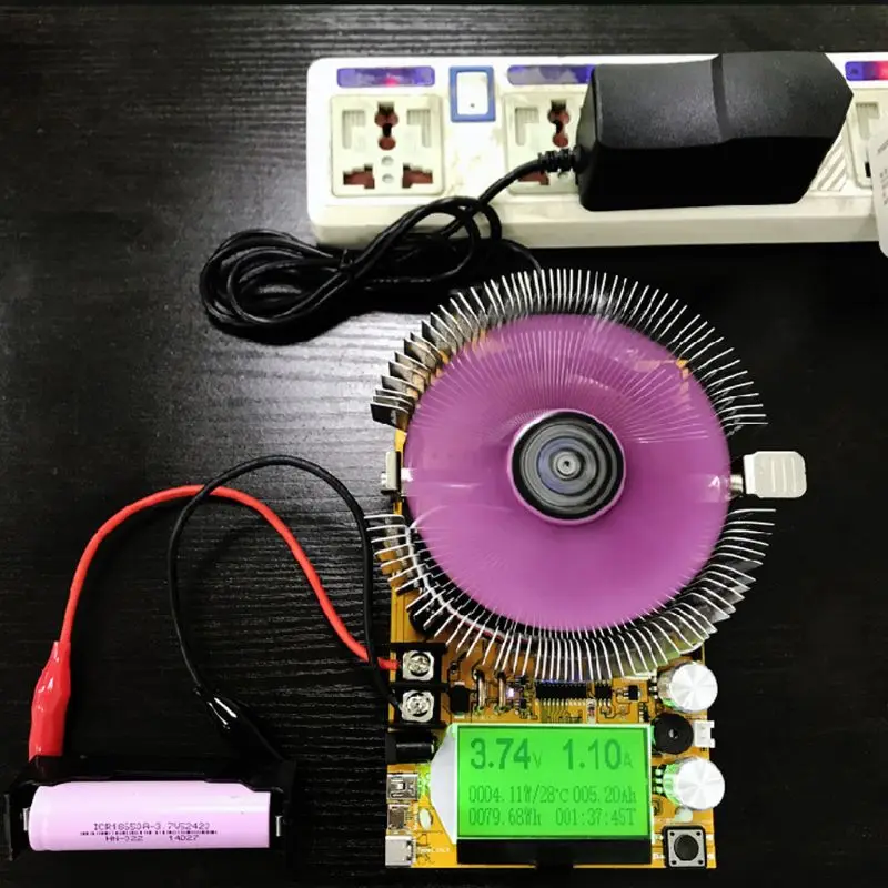  Electronic Load Tester 150W 200V 20A USB Adjustable Testing Module Power Meter 831F
