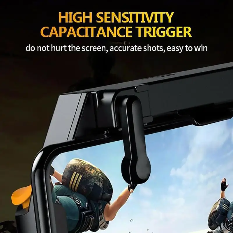 M18 контроллер для PUBG мобильный джойстик L1 R1 Кнопка триггера для iPhone Android телефон отличное мастерство и долговечность