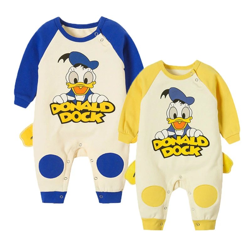 ディズニー男の赤ちゃんロンパース女の子ロンパース冬子供服 Roupas Bebes 新生児幼児服ドナルドダック Bebes ロンパース Aliexpress