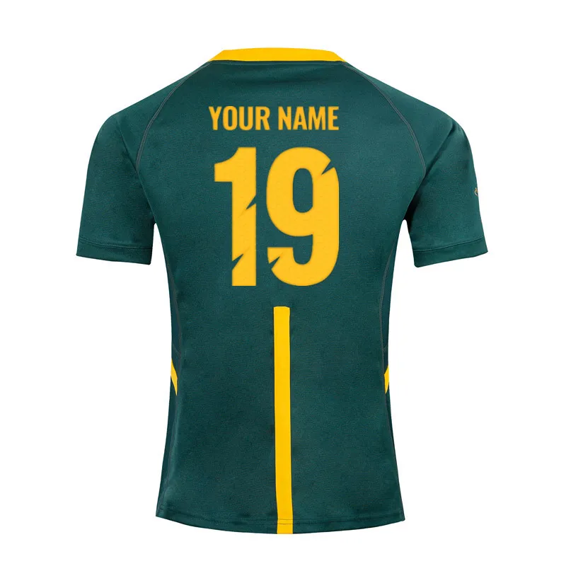 Футболка для дома из Южной Африки, футболка для регби, Джерси, размер: S-7XL, принт с именем на заказ, номер, качество, идеальное