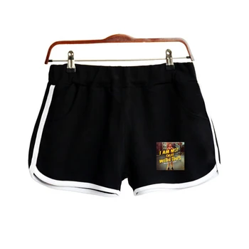

i am not okay with this Fashion Printed Women Shorts Fashion Streetwear Shorts 2020 Hot Sale Girls Casual Summer Wear