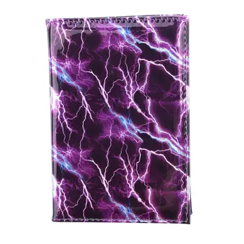 

Lightning Texture Travel Business PU Leather Unisex Passport Cover Driver License Passports Credit Card Holder Case Card Wallet