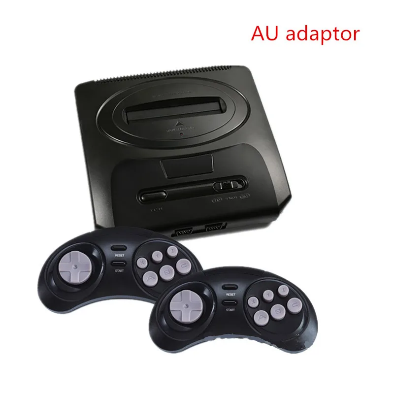 Серый GTIPPOR 16BIT HD MEGA DRIVE2 MD2 ТВ Видео игровая консоль с HDMI AV выход 2,4G беспроводной контроллер - Цвет: Серый