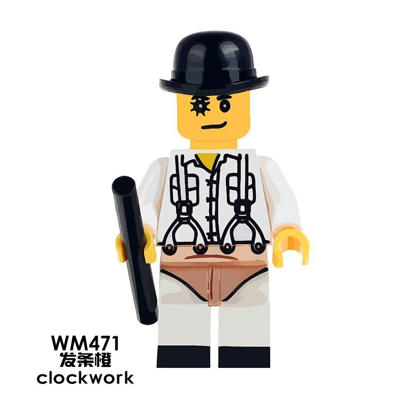 

Building Blocks Single Sale A Clockwork Orange Juvenile Alex Crime Film Action Model Education Learning Bricks Kids Gift Toys