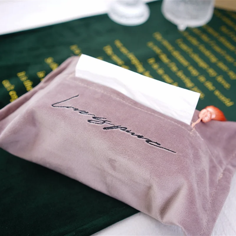 Тканевый чехол-мягкая фланелевая коробка с кисточкой держатель для автомобиля, спальни или офиса, 3 цвета