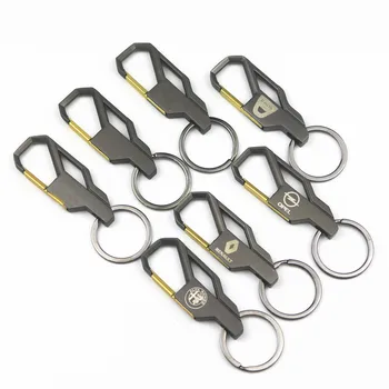 

3D Car Keychain Metal Key Holder Logo Car Fashion For Opel Honda Nissan Mitsubishi Toyota Fiat Peugeot Hyundai Key Chain Ring