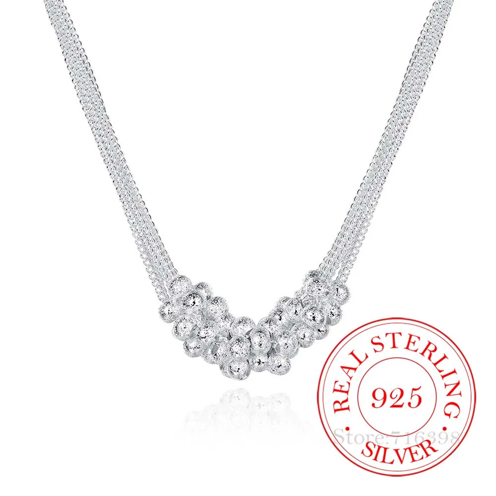 Necklace Jewelry 925 Silver Necklace Women Fine Jewelry Wholesale