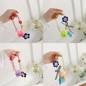

For Airpods 12pro Sunflower Bracelets Lanyard Chain Strap Fluorescent Color Case Wireless Earphone Cover Chaging Box