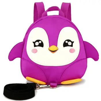

Toddle Kid Children With Reins Gift Backpack Rucksack Penguin Safety Lightweight Cute Adjustable Strap With Harness Cartoon
