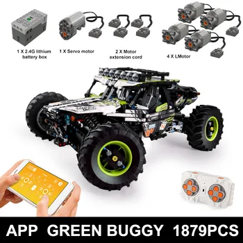 

Building Blocks For MOC-19517 4WD RC Buggy Technic Diy Toy For Boys Children Bricks Toys Christmas Educational Gifts