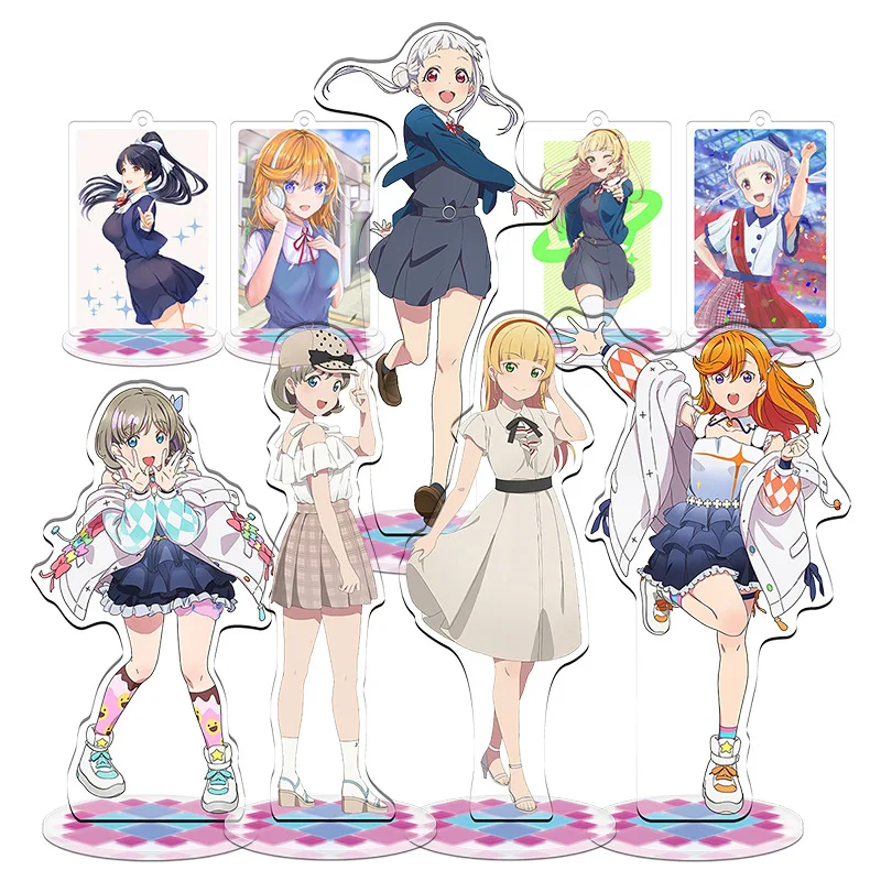Аниме LoveLive!SuperStar! Shibuya Kanon Tang Keke Hazuki Ren акриловая квадратная мультяшная фигурка