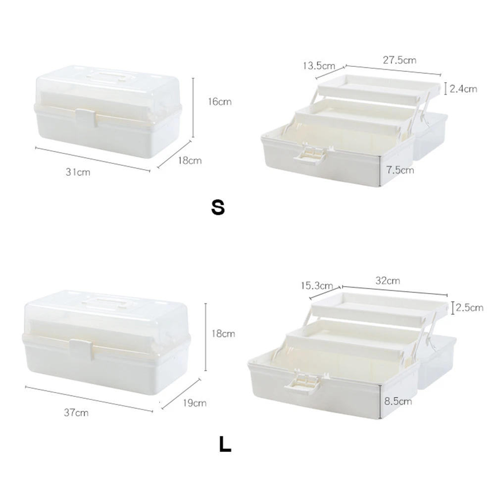 Ящик для хранения аптечка Организатор 3 слоя мульти-функциональный Портативный аптечке Семья набор для оказания первой медицинской помощи коробка