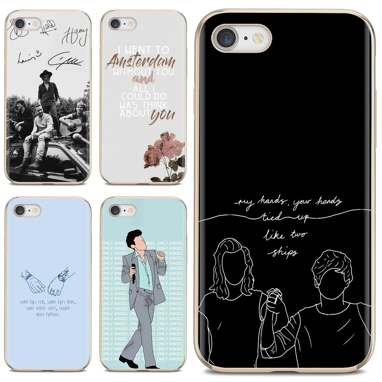 Soft Case Larry Stylinson Tattoos One Direction For iPhone iPod Touch 11 12 Pro 4 4S 5 5S SE 5C 6 6S 7 8 X XR XS Plus Max 2020 | Мобильные