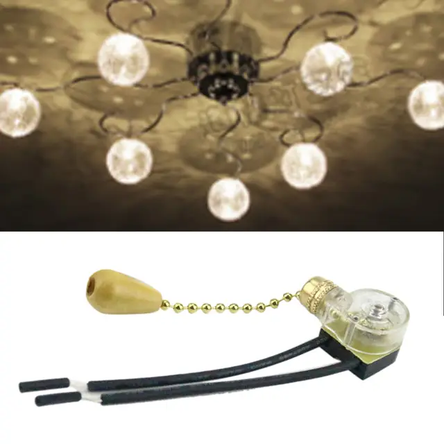 Restaurant Pull Chain Switch Bar Control Home Durable Translucent Restaurant Pull Chain Switch Bar
