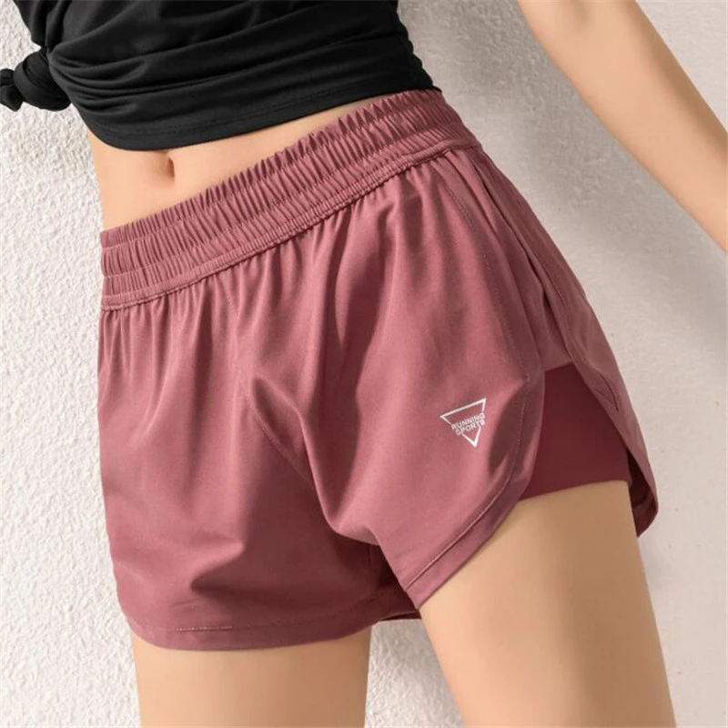 2 in 1 training shorts womens
