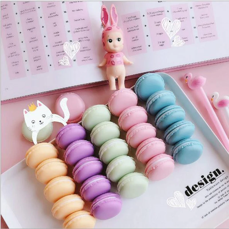

NEW Cute macaron design jewelry box mini sundries storage box candy color Circle pill box
