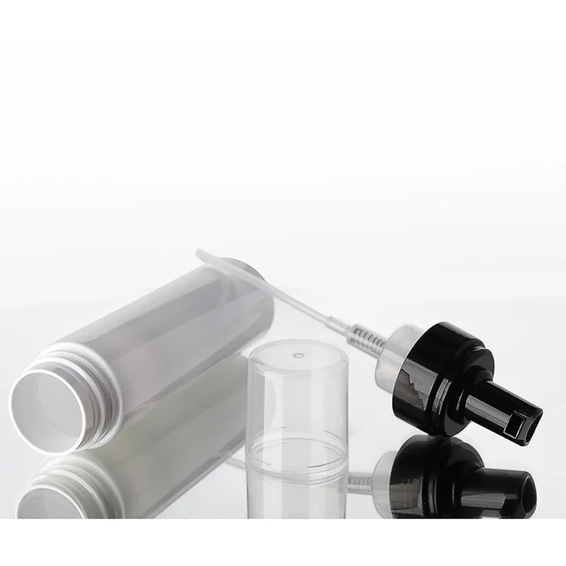 100ml пустая Pet лица моющие средства пополнения мыло для рук для Мусса контейнеры для розлива гель для душа Шампунь Лосьон насосный дозатор для пены бутылки