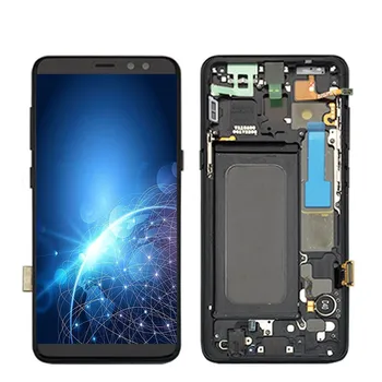 

Super OLED LCD For Samsung Galaxy A8 2018 A530 SM-A530F A530DS A530N Touch Screen+Digitizer LCD Display Assembly With Frame LCD