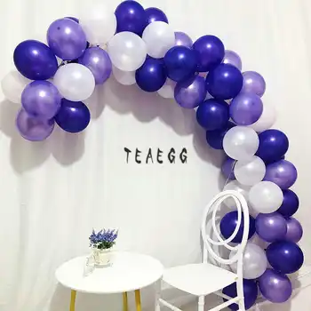 

100pcs White Purple Pastel Balloon Arch Set Girl Birthday Bridal Shower Party Backdrop Decoation Balloons Garland Baby Shower