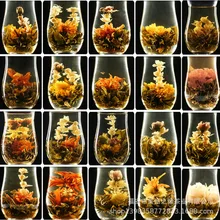 Чай для цветения воды, цветочный шар, Микс ручной работы, чай Жасмин, зеленый чай,, QSUN GYHC002