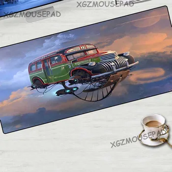 

XGZ Customize Any Size Anime Large Gaming Mouse Pad Precision Lock Edge Car Computer Desk Mat Washable Fabric Non-slip 900x400mm