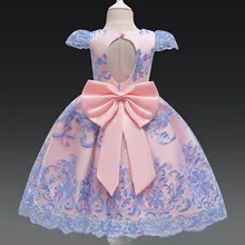 Вечерние платья для маленьких девочек; платье для маленьких девочек; Одежда для маленьких девочек; Детский костюм-пачка с бантом; праздничная одежда для детей