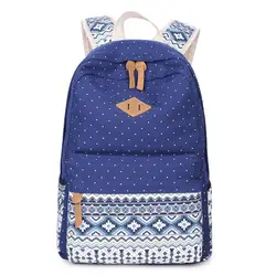 NBPACK винтажные школьные сумки для девочек-подростков, Холщовая Сумка для девочек, женские дорожные сумки с принтом, школьный рюкзак