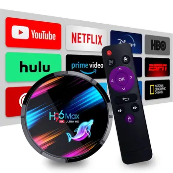 

8K Smart TV Box Amlogic S905X3 Quad Core Android 9.0 4GB RAM 128GB ROM USB 3.0 Set Top Box Bluetooth WIFI TVBOX