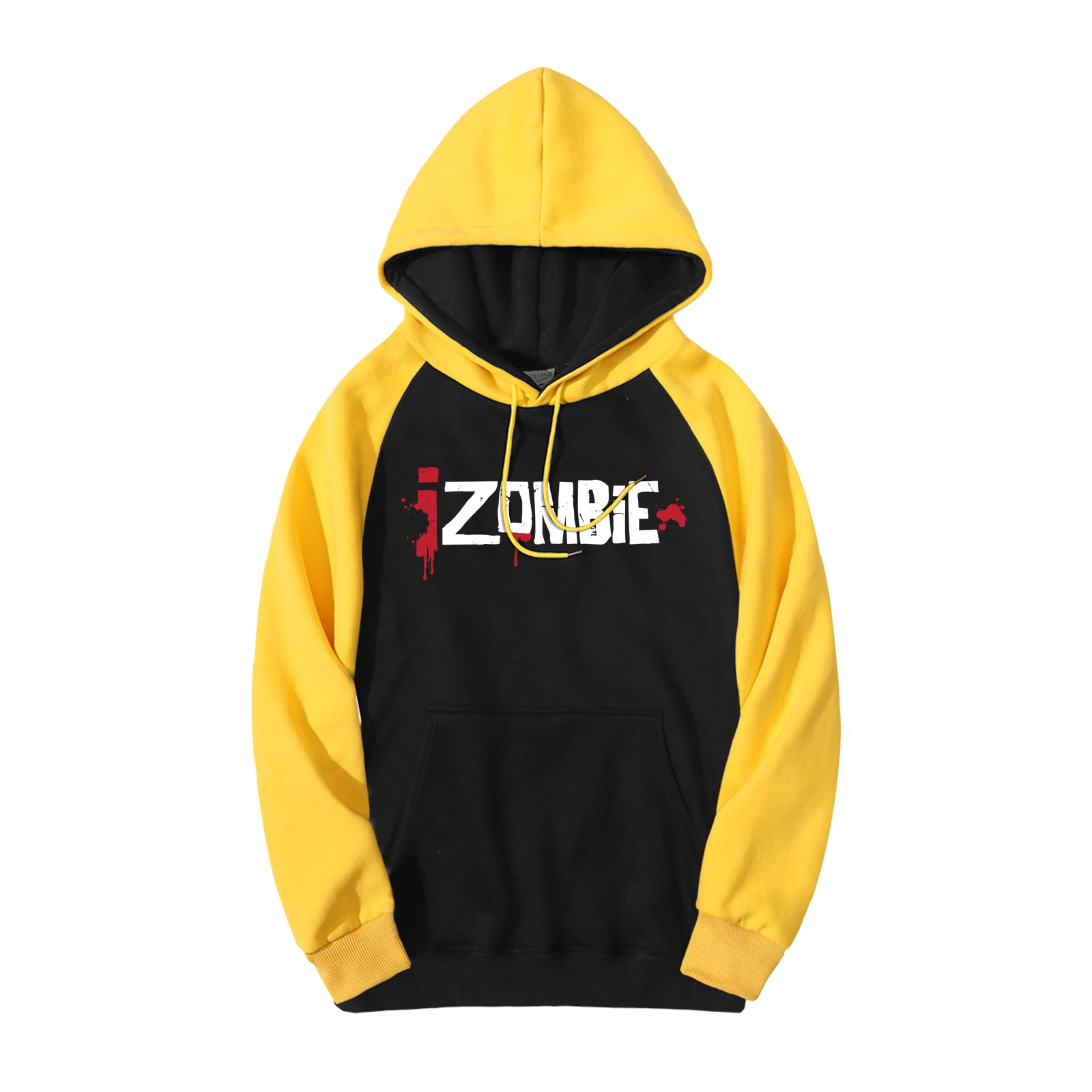 ТВ шоу IZombie Реглан Толстовка мужская Осень Зима теплые флисовые толстовки Толстовка Повседневная Уличная мода я пуловер с рисунком зомби