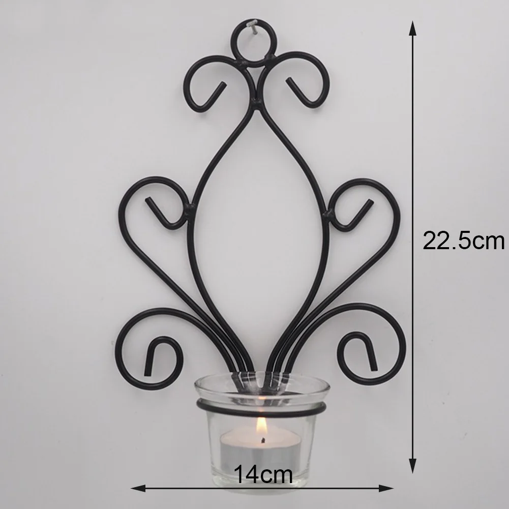 Подарок домашний Декор Свадебный арт настенный стенд реквизит ремесленные вечерние подсвечники в скандинавском стиле Железный Подсвечник