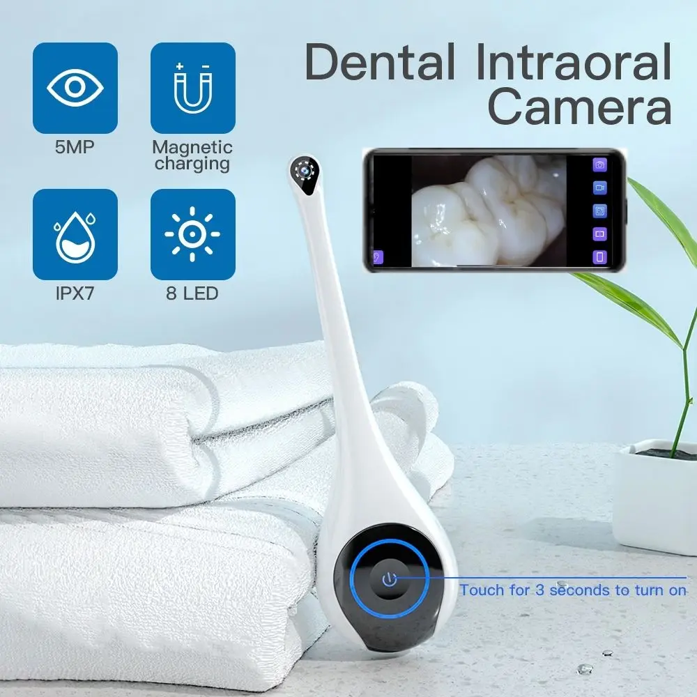 Dental Endoscope Wifi Intra Oral Camera for Android Iphone HD Endoscopic Dentistry Intraoral