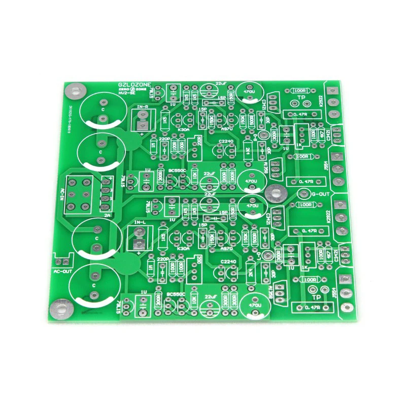 Чисто класс A усилитель для пары наушников полностью прямой PCB (полная схема HA5000) |