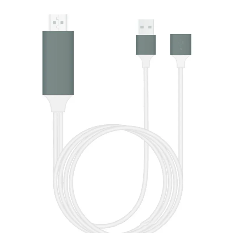 HDMI Digital Cable USB 2.0 Male and Female HD 1080P Video Converter Code for iPhone tv Smartphone Android Phones