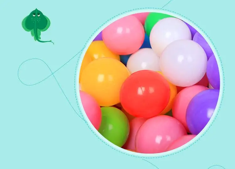 Нетоксичный шар толстый шар Океанский цветной шар бассейны унисекс игрушечный шар для детей прозрачный хрустальный шар