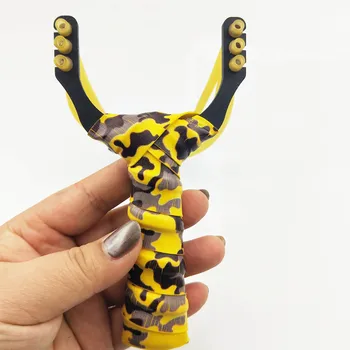 

Hot sale new high quality high power shooting titanium steel slingshot and rubber band adult shooting competition dedicated bow