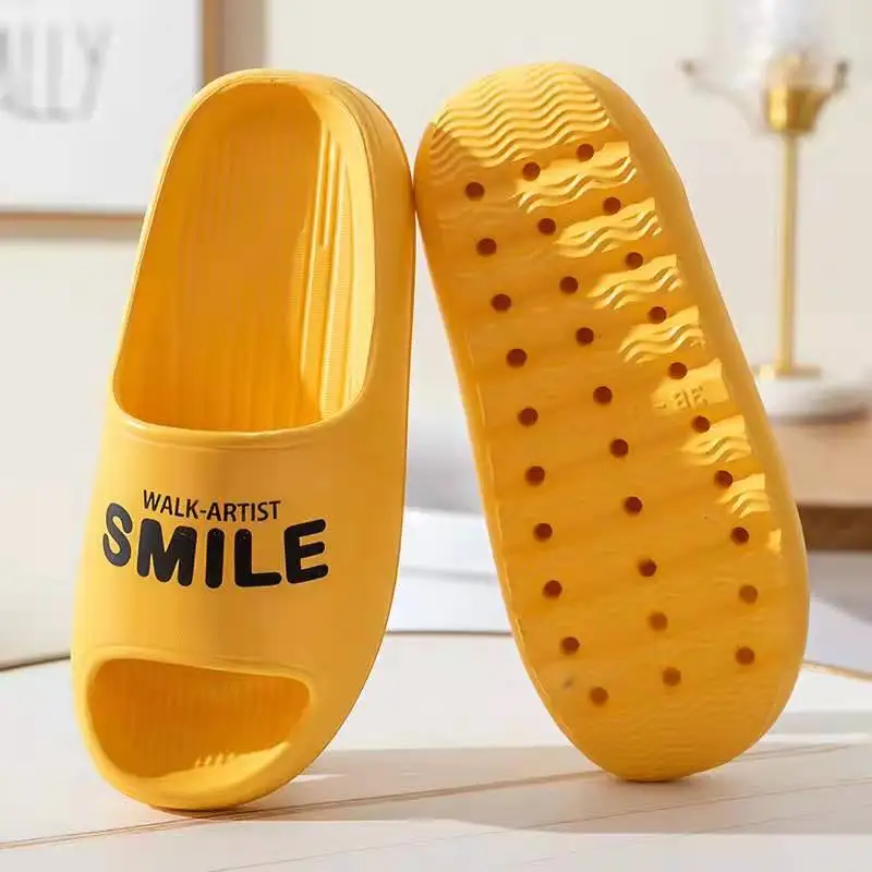 2022 ColorLeisure Man And Women Indoor Bathroom Anti-slip ShoesThick Platform Slippers Summer Beach Eva Soft Sole Slide Sandals 