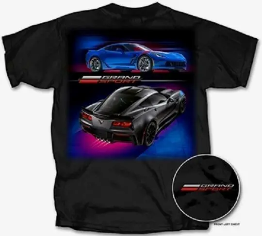 Корвет C7 футболка GRAND SPORT черный/синий большой спортивной M-XL 24 99 + 2XL FS Новый |