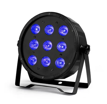 

RGBWA par lights dnx led stage lights DJ Par lighting LED RGBW 9x12W 4IN1 led par Wash Disco Light DMX Controller Free Shipping