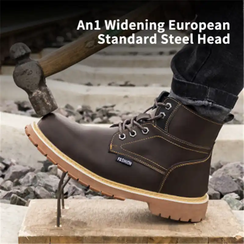 kevlar steel toe work boots