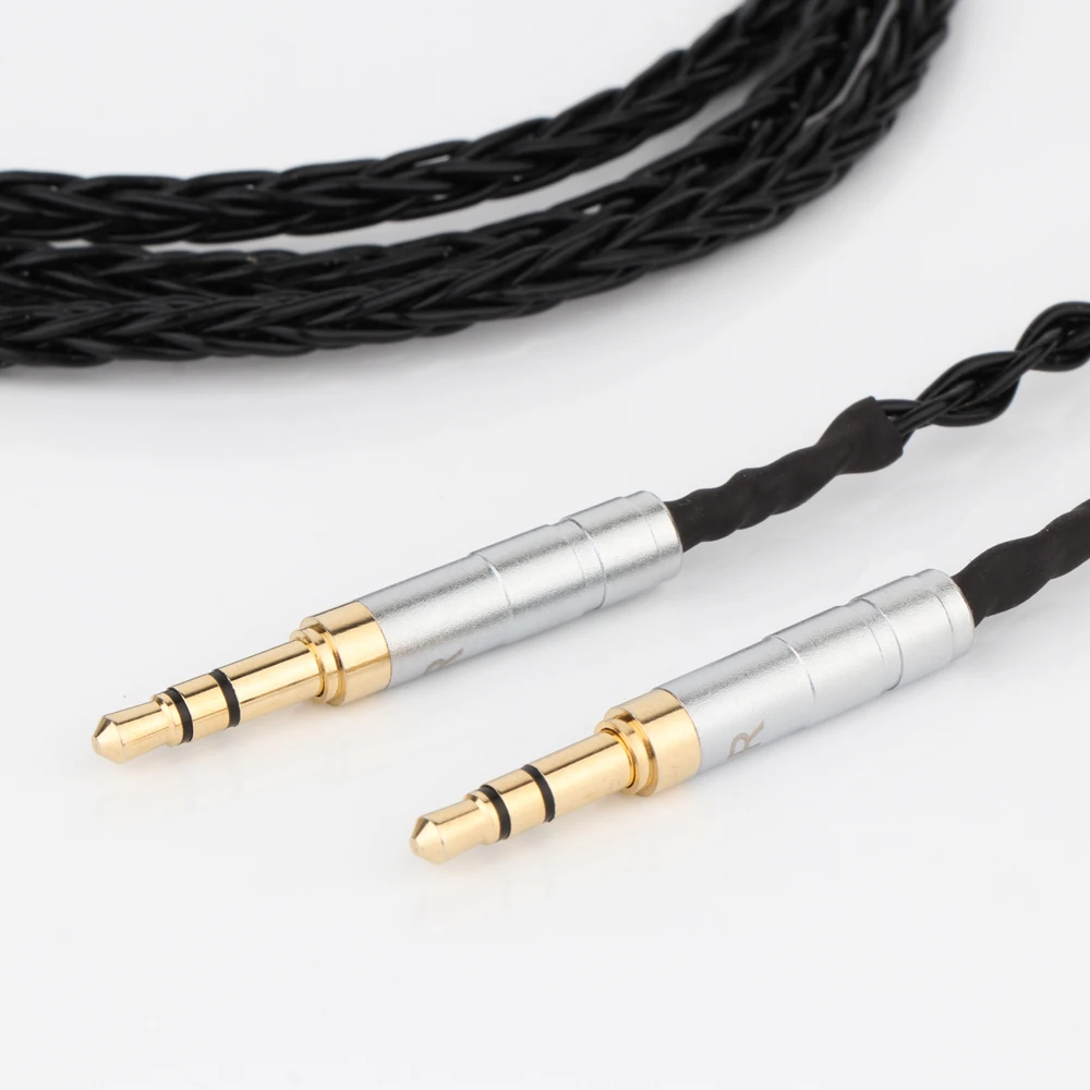 1 Stück 8-adriges OCC-Kopfhörer-Upgrade-Kabel für Aventho/Elegia/t1 t5p/D600 D7200 /MDR-Z7 MDR-Z1R – Detail 3